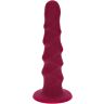 Dildo Get Real Ribbed Dong 12 cm med Sugapparat