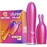 Durex Vibe & Tease Rabbit Vibrator med Stimulator Tipp