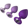 Analpluggar FANTASY FOR HER Violet Set 3-storlekar