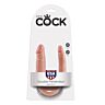 Dildo KING COCK U-Shaped Small Double Trouble 12,7 cm