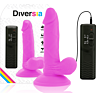 Realistisk Dildo Diversia 17 cm med Vibrering