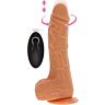 Vibrator Dildo Get Real Up&Down med Rotationsfunktion