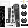 Massagevibrator INTENSE FUN TOYS KURT MINI svart med fyra utbytbara huvuden