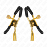 Pinzas för bröstvårtor KINK GOLD NIPPLE CLAMPS