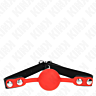 Mordaga KINK COLLAR & GAG KINK - RED SILICONE BALL 4 CM