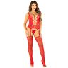 Sexig Lingerie Set Leg Avenue Fiskenät Camisole