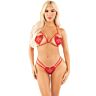 LEG AVENUE Heart Design Öppen Kupå Lingeriset