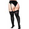 Strumpor med Snörning från Leg Avenue Plus Size