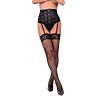 Lingerie Set Livco Corsetti Fashion Strumpband och Strumpor