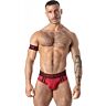 Jockbrief LOCKER GEAR SPORT MESH JOCK BRIEF Röd L