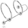BDSM Penisring Metal Hard Extreme Ring med Uretralt Stopp