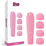 Mini Vibrator GLOSSY Kurt med Utbytbart Huvuden