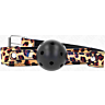 Ball Gag KINK Leopard 4.5 cm - Luftigt Design för Komfort
