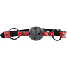 Ball Gag KINK Shiny Leatherette 4.5 cm för Komfort