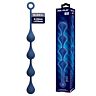 Analplugg MR PLAY Blue Silicone 42,6 cm med säkerhetsögla