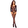 Bodystocking PASSION BS125 med öppen gren