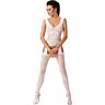 Bodystocking Passion Woman BS046 med Crotch Öppning