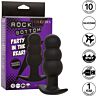 Calexotics Rock Bottom Taperad Analplug med 10 vibrationer