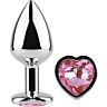 Analplug SECRETPLAY Fuchsia Heart Liten 7 cm