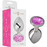 Analplug INTENSE med diamantformad juvel Stl L