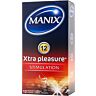 Manix Xtra Pleasure Ribbad Kondomer – 12 Pack