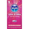 Skins Dots & Ribs Premium Kondomer 8-Pack för Förbättrad Njutning