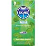 Skins Mint Kondomer Pack med 8 - Förbättrad Oral Upplevelse