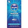 SKINS Natural Kondomer 16-Pack - Extra Glidmedel och Ultrafina