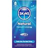 Skins Natural 8-Pack Kondomer med Extra Glidmedel