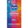 Blandade Kondomer SKINS Paket 16 med Vaniljdoft