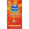 SKINS Ultra Tunna Kondomer Pack 8 - Förbättrad Känsla