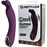 G-punkts vibrator Pretty Love DJ Rabbit med dubbel stimulering