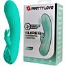 G-punktsvibrator Pretty Love Flirtation DJ Stick med Klitorisstimulator