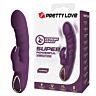 Rabbit Vibrator HIGH TECH PRETTY LOVE HARPER Dubbelt Stimulans