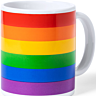 Mugg med PRIDE LGBT-flagga i kraftkartong