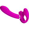 Dubbel strap-on vibrator Pretty Love Valerie med 12 vibrationer