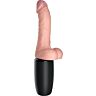 Realistisk vibrator King Cock Plus Triple Threat med värmefunktion