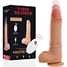 Realistisk Vibrator CYBER SILICOCK Master HUCK Fjärrkontroll