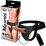 Hålig Sele med Vibrator från Harness Attraction 15 cm