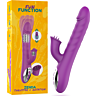 Rabbitvibrator FUN FUNCTION ZENDA med stöt- och rotationsfunktioner