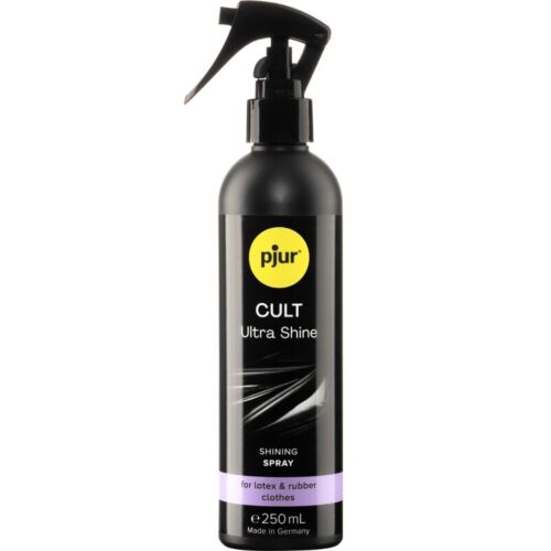PJUR CULT ULTRA SHINE Gel för latex - Intensiv glans