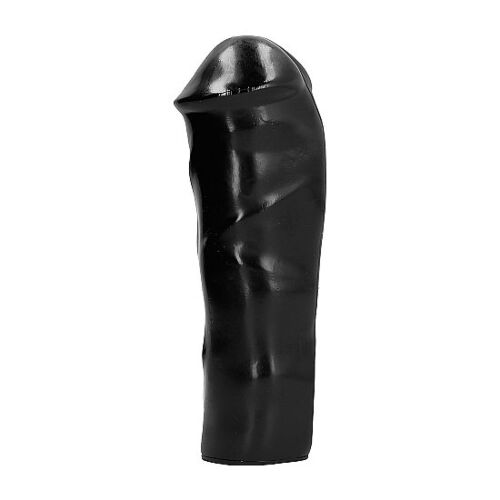 All Black 20 cm Dildo | Hypoallergeniskt och Slätt