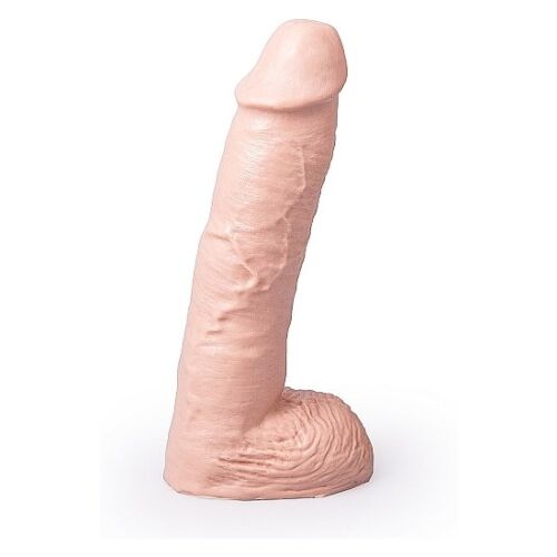 Dildo Hung System Mickey Natur 24 cm med Stark Sugapparat