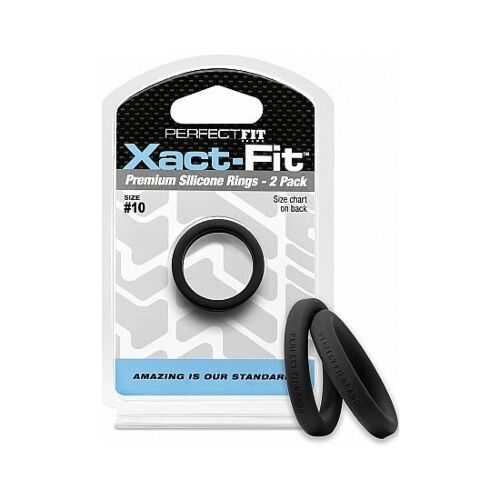 Xact-fit Pack: Black Silicone Rings