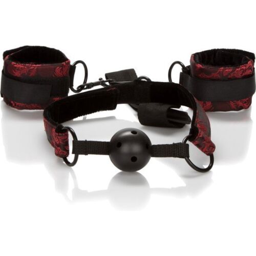 Ball gag CALEXOTICS Scandal med handfängsel