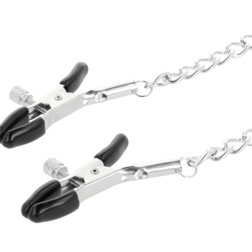 Bondage Halsband DARKNESS med justerbara nipplar