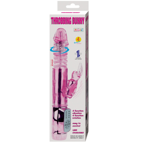Rabbit vibrator BAILE ROTATIONS pulserande fjäril med dubbel rotation