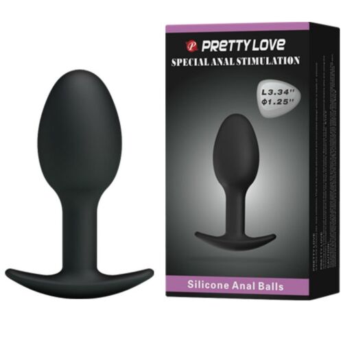 Analplug Pretty Love 6.5cm med vikbar kula