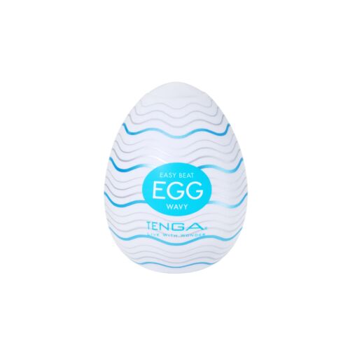 Masturbator Tenga EGG WAVY | Stimulerande texturer