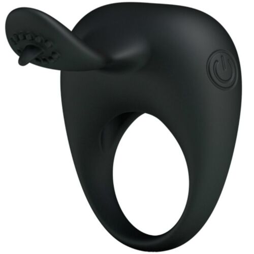 Vibrerande Ring Pretty Love med Tunga för Klitorisstimulering